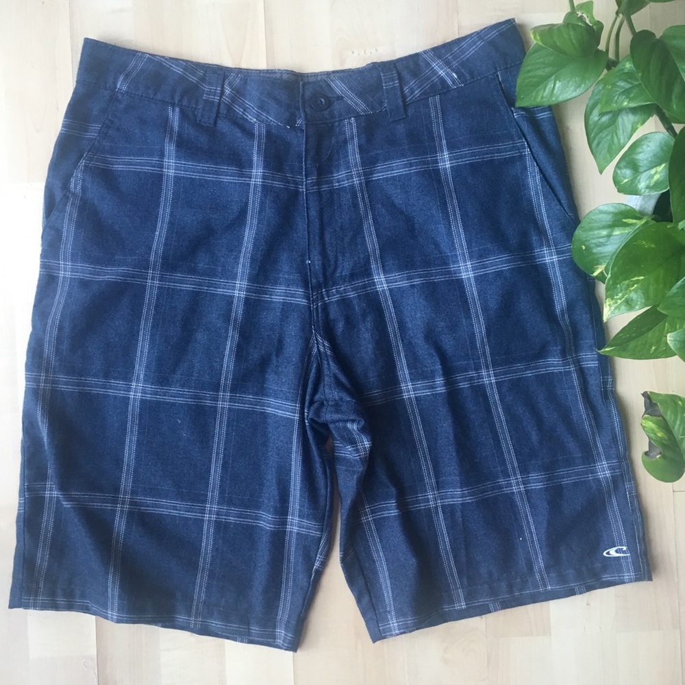 O’NEILL Plaid Shorts navy blue 34